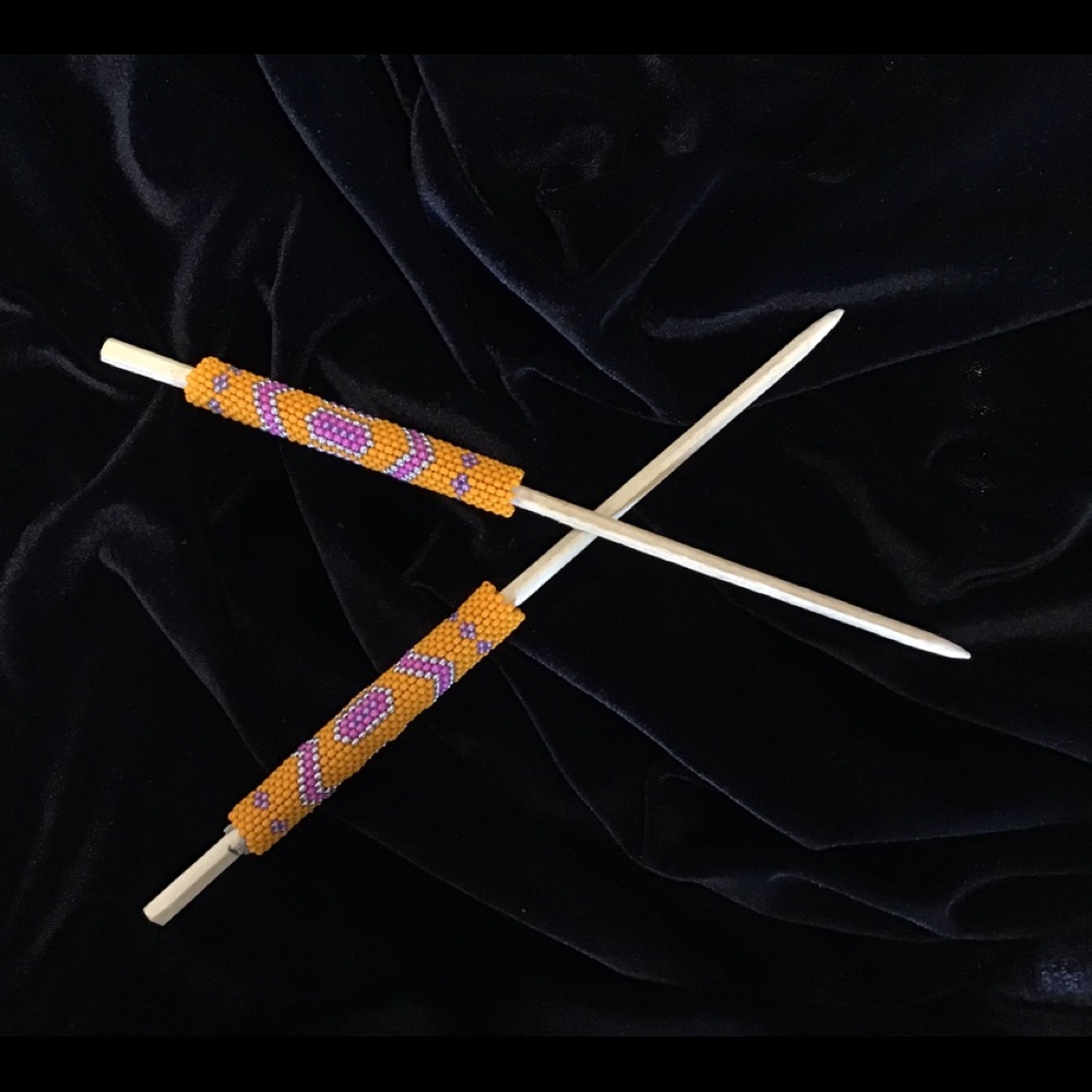 Beaded Hair Sticks